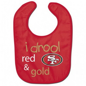 San Francisco 49ers Baby Bib All Pro Style I Drool Design