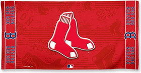 Boston Red Sox Towel 30x60 Beach Style Red