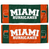 Miami Hurricanes Cooling Towel 12x30
