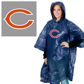 Chicago Bears Rain Poncho