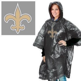 New Orleans Saints Rain Poncho