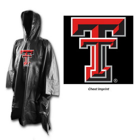 Texas Tech Red Raiders Rain Poncho