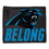 Carolina Panthers Towel 15x18 Rally Style Full Color