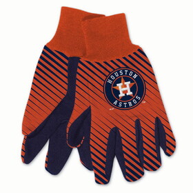 Wincraft Houston Astros Gloves Two Tone Style Adult Size