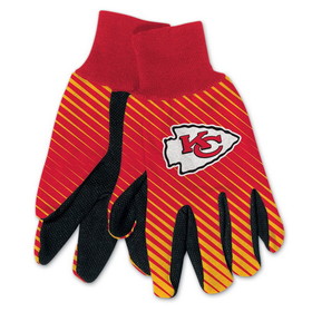Kansas City Chiefs Two Tone Adult Size Gloves