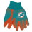 Miami Dolphins Two Tone Adult Size Gloves