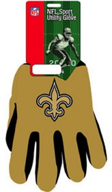 New Orleans Saints Two Tone Adult Size Gloves