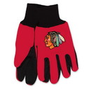 Chicago Blackhawks Two Tone Gloves - Adult