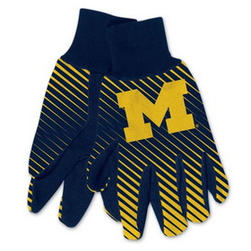 Michigan Wolverines Two Tone Gloves - Adult
