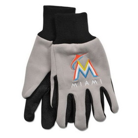 Miami Marlins Two Tone Gloves - Adult Size