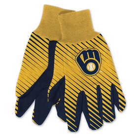 Milwaukee Brewers Two Tone Gloves - Adult Size