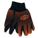 Oklahoma State Cowboys Gloves Two Tone Style Adult Size