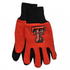 Texas Tech Red Raiders Two Tone Gloves - Adult Size