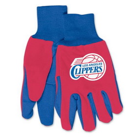 Los Angeles Clippers Two Tone Gloves - Adult
