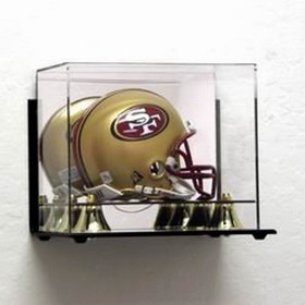 Deluxe Acrylic Mini Football Helmet Display Case - Wall Mountable