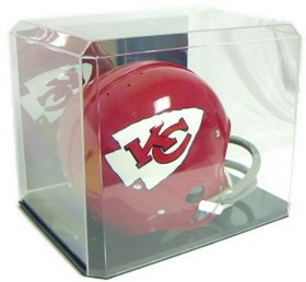 Protech Football Helmet Display Case with Mirrored Back