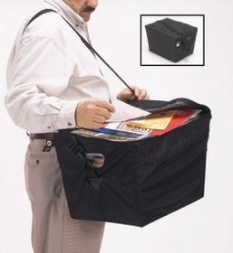 Charnstrom 2817 Mail Room and Office Supplies Tote Cover with Shoulder Strap