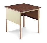 Charnstrom A745 Mail Room and Office Adjustable Table 36"W x 36"D Standard Open Table