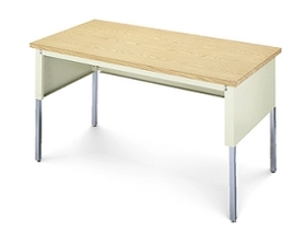 Charnstrom A776 Mailroom Adjustable Height Table 60&quot;W x 36&quot;D Standard Open Adjustable Table