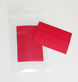 Charnstrom L112 Red Paper Inserts for Model L22 or L24 Plastic Shelf Labels - CLOSE-OUT item - While Supplies Last