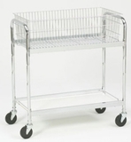 Charnstrom M167 Medium Basket Utility Mail or Office Cart