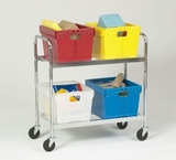 Charnstrom M880 Mail Room and Office Carts Charnstrom Mobile 4-Tote Cart (Cart Only)