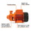 Truper 10068 1/2 Hp Peripheral Impeller Water Pump