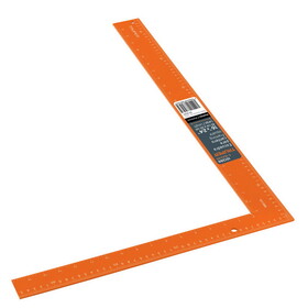 Truper 101386 16"x24" Orange aluminum framing square