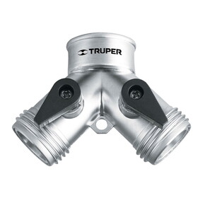 Truper 10372 Aluminum "y" Connector With Shut-off