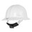 Truper 10567 White, full brim safety helmet