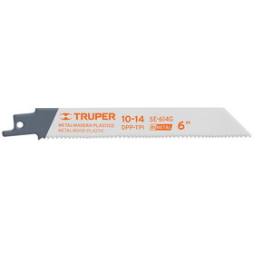 Truper 10790 6", 1-14 TPI, reciprocating saw blade (2pc)