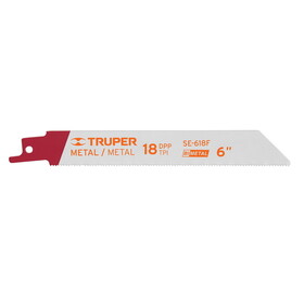Truper 10796 6", 18 TPI, reciprocating saw blade (2pc)