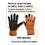 Truper 10848 Mechanic gloves with reinforced palm