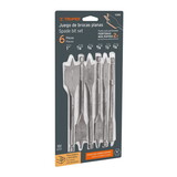 Truper 11395 Spade Bit (flat Bit) Set 6 Pieces