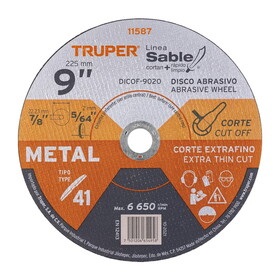 Truper 11587 2mm Metal Cutting Abrasive Disc