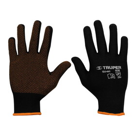 Truper 12650 Nylon, non-skid gloves, small