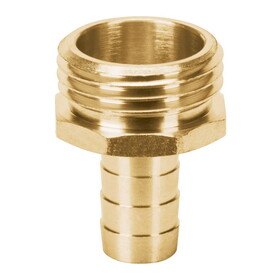 Truper 12702 1/2" Brass Male Hose Connector