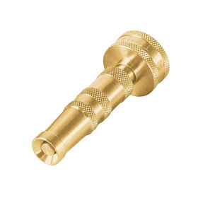Truper 13133 3-1/2" Solid Brass Straight Twist Nozzle