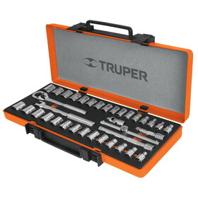 Truper 13955 36-Pc Standard and Metric Set