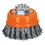 Truper 14186 Fine Twist Wire Cup Brushes 5/8"