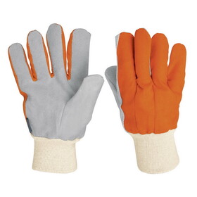 Truper 14244 Light Duty Canvas & Leather Gloves