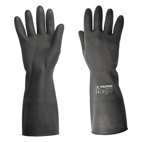 Truper 14270 Rubber Chemicals Handling Gloves Medium