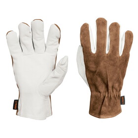Truper 14288 Leather Back Goatskin Gloves