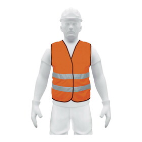 Truper 14426 Traffic Safety Vest Orange