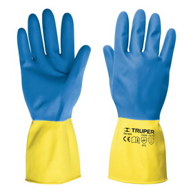 Truper 15268 Medium Latex Reinforced Cleaning Gloves