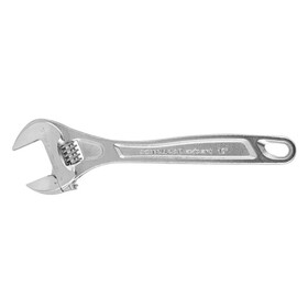 Truper 15508 12" Chrome Plated Adjustable Wrench