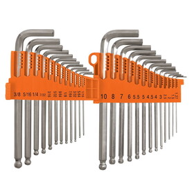 Truper 15572 Plastic Case Hex Wrench Set 25 Pieces