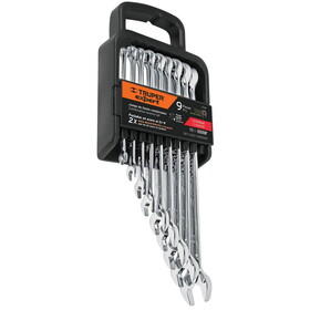 Truper 15776 Combination Polished Wrenches 9 Pcs
