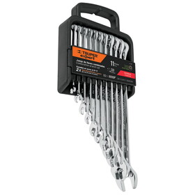 Truper 15780 Combination Polished Wrenches 11 Pcs