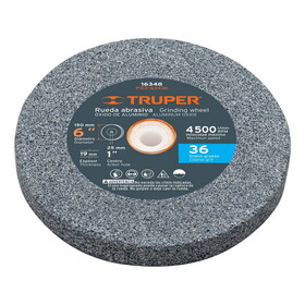 Truper 16348 6x3/4" Grain36 Aluminium Grinding Wheel